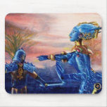 SAINT GEORGE AND ALIEN DRAGON MOUSEMATS