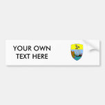 Saint Helena Coat of Arms Bumper Stickers