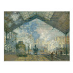 Saint-Lazare Station - Claude Monet Postcard