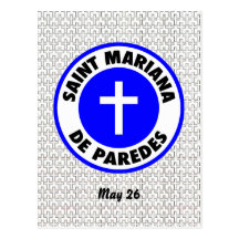 Saint Mariana De Paredes Postcard