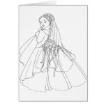 Sakura Bride Greeting Card