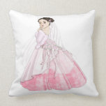Sakura Bride Throw Pillows