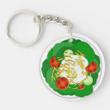 Salad Acrylic Key Chains