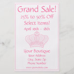 Sale - Pink Crown *** Flyers
