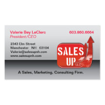 Sales Up Business Card