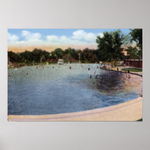 Salina Kansas Municipal Swimming Pool Print