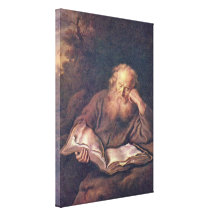 Salomon Koninck - The Hermit Stretched Canvas Prints