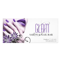 Salon and Spa Gift Certificate Personalized Rack Card