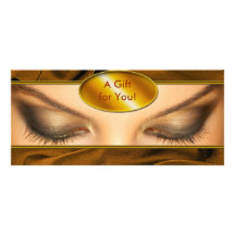 Salon Gift Certificate, Rack Card