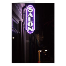 Salon notecard