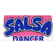 SALSA DANCER-1 CUSTOMIZED PHOTO CARD