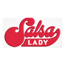 Salsa-Lady Picture Card