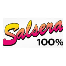 Salsera-100 Personalized Photo Card