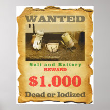 Salt and Battery Posters