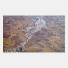 Salt Pans Rectangle Sticker