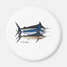 Saltwater Collection by FishTs.com Fridge Magnets