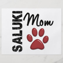 Saluki Mum 2 Personalised Flyer