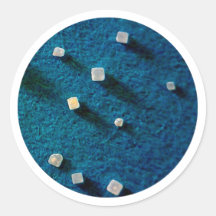 Salzkristalle salt crystals aufkleber
