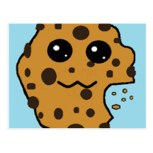 Sample Chocolate chip cookie postcard