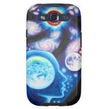 Samsung galaxy with cosmic ming painting samsung galaxy s3 case