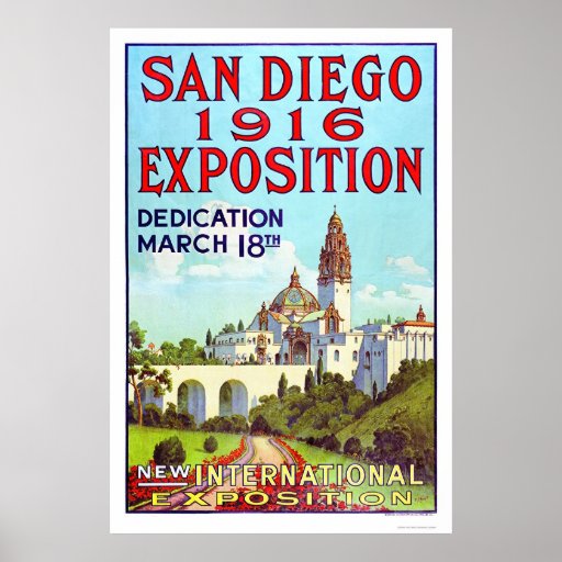 San Diego Exposition 1916 Print