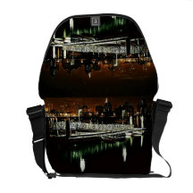 San Diego Skyline at Night Commuter Bag