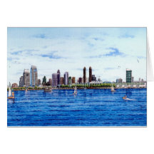 SAN DIGO SKYLINE J PEC CARD