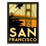 San Francisco Art Deco Poster Post Card