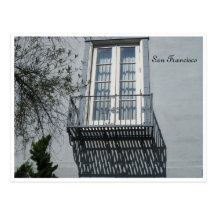 " San Francisco Balcony 3 ! " Postcard