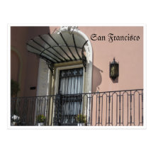 San Francisco Balcony Post Card