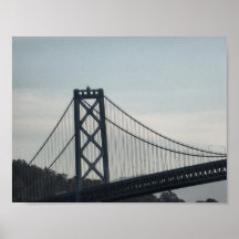 San Francisco Bay Bridge Closeup Poster
