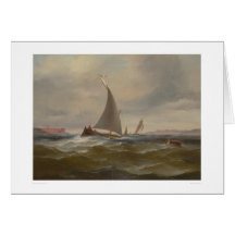 San Francisco Bay Felluca (1314) Greeting Cards