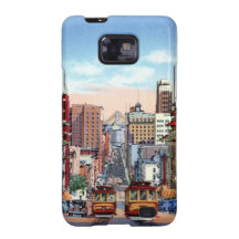 San Francisco California Street cars Samsung Galaxy SII Cover