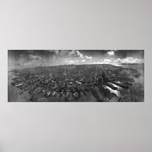 San Francisco Earthquake Ruins of 1906 Panorama Print