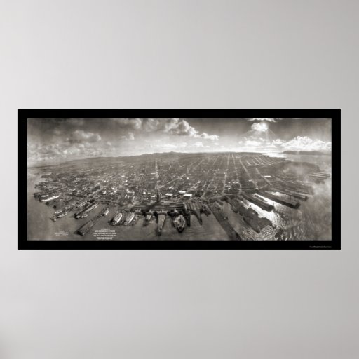 San Francisco Ruins Photo 1906 Poster