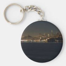 San Francisco Skyline Seen From Across The Bay Key Chains