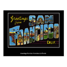 San Francisco Vintage Postcard