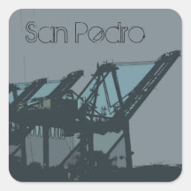 San Pedro Crane Stuff Stickers