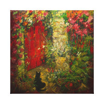 Sanctuary Le Chat Stretched Canvas Print