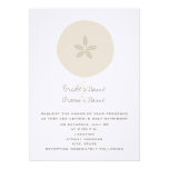 Sand Dollar Beach Wedding Invitation