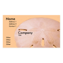 Sand Dollar Business Card Templates