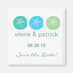 Sand Dollar Save the Date Magnets