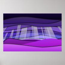 Sand Dunes On Canvas Poster
