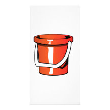 Sand Pail Bucket Photo Card
