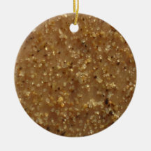 Sand Texture Background Christmas Ornament