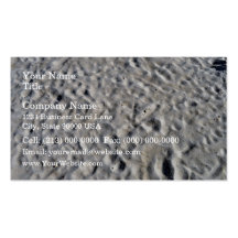 Sand with dirt and irregula patterns business card