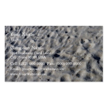 Sand with footprints texture business card templates