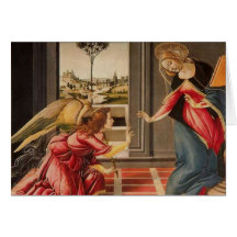 Sandro Botticelli - The Annunciation GC Greeting Card