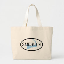 Sandwich, MA Canvas Tote Bag