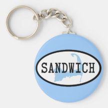 Sandwich, MA Keychain